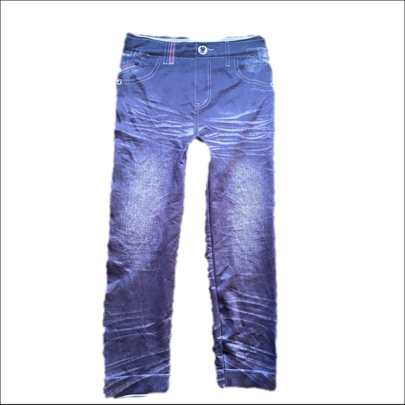 Dark Jean-Like leggings - Picture 1 of 3